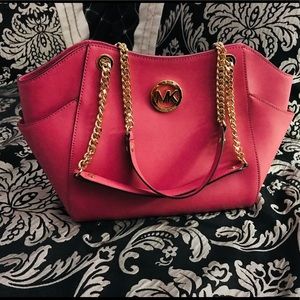 MK CHAIN SHOULDER TOTE